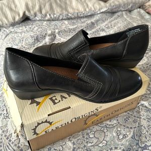 New Earth Origins Size 8 Laughlin Style Black Leather Upper